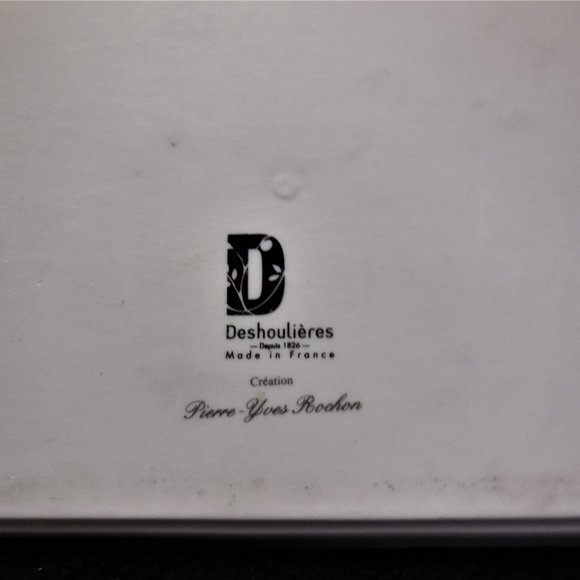 LIMOGES FRANCE by PHILIPPE DESHOULIERES Pierre Yves Rochon tray plate - Picture 2 of 2